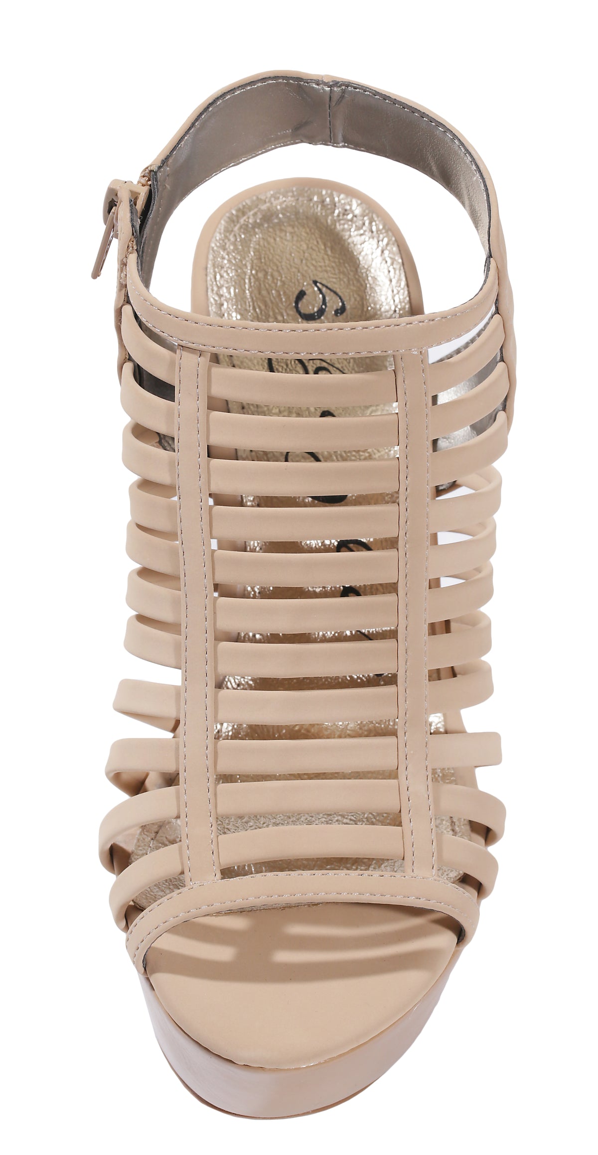 Nude Wedge Heels | Sergio Zelcer image 3