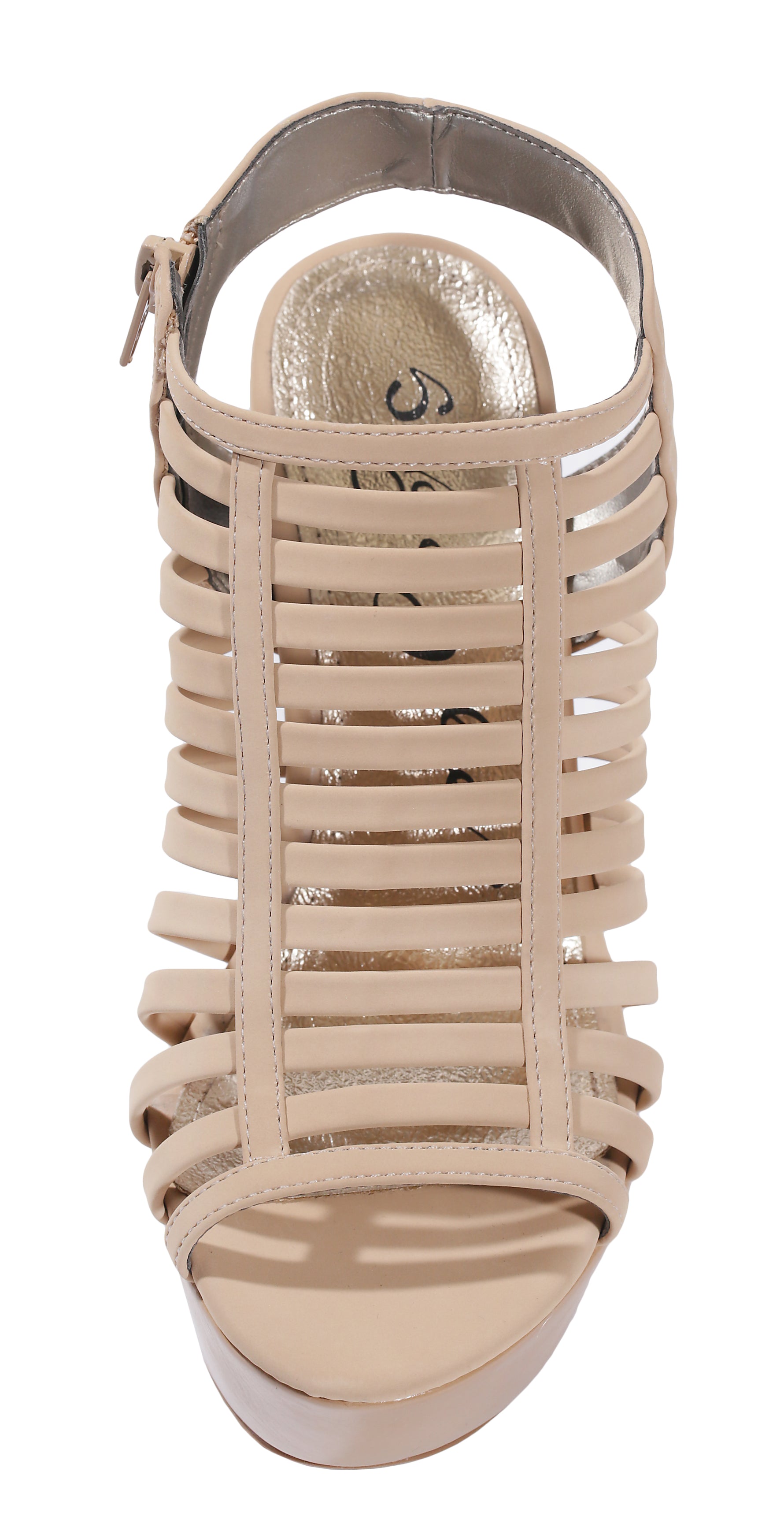 Nude Wedge Heels | Sergio Zelcer image 3