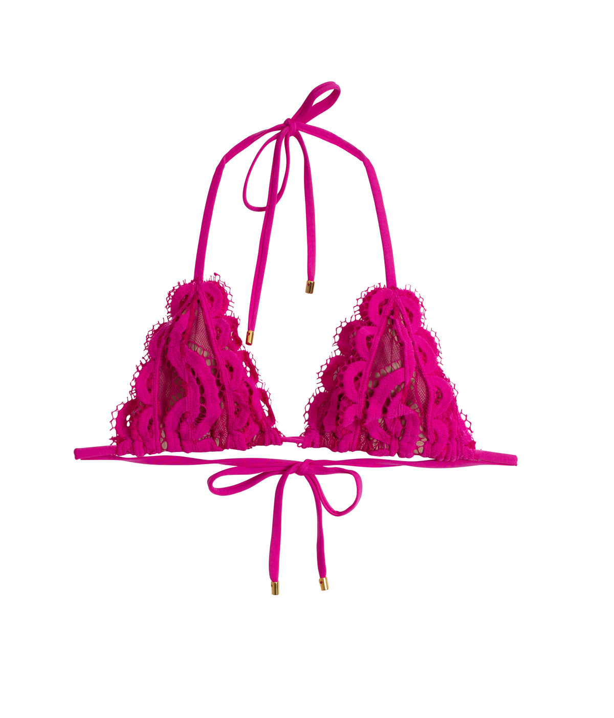 Hot Pink Bikini Top | PQ Swim image 6
