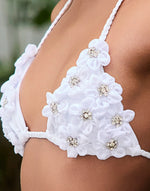 3D Flower Bikini Top | Beach Bunny Swimwear image 4