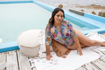 Colorful One Piece Swimsuit Half Sleeve | Artesands image 8