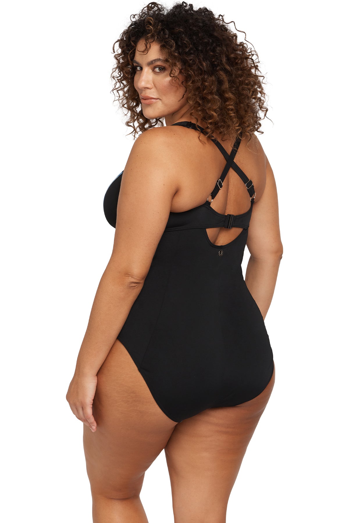 Black Tankini Top | Artesands image 1