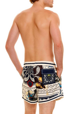 Bandana Swim Trunks | Agua Bendita cassius cipres mens trunks cool print unique stylish fashionable gay atlanta georgia usa best designer luxury high end swimsuits shop online canada usa fast shipping winnipeg buy mens swim trunks best website