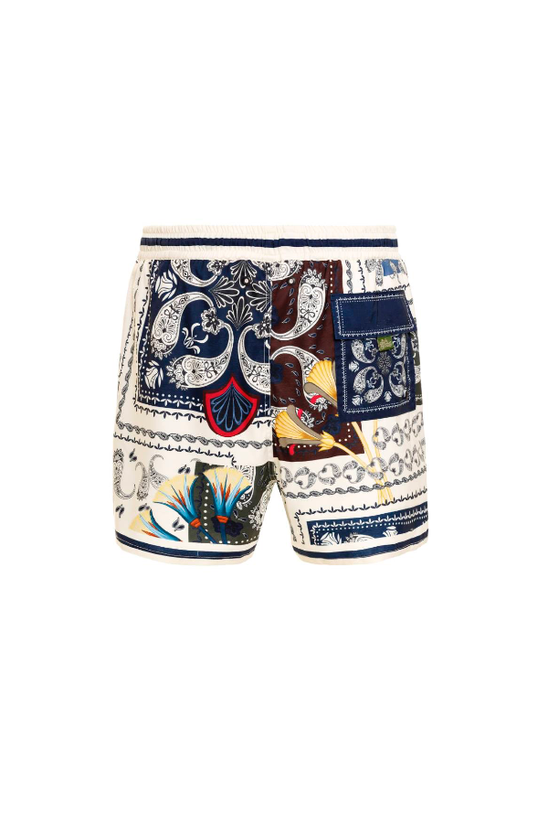Bandana Swim Trunks | Agua Bendita most unique male swim shorts luxury cruising buy online fast shipping canada usa sophisticated cassius cipres mens trunks cool designer high end luxury stylish sexy hot best quality gay M top rated swim website