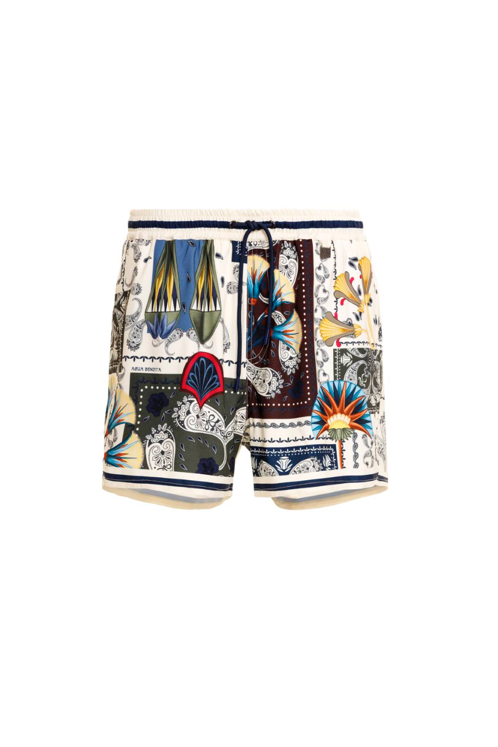 Bandana Swim Trunks | Agua Bendita unique cool swim shorts vacation look resort wear mens cassius cipres mens trunks cool designer high end luxury stylish sexy hot best quality gay male mens trunks sexy hot mens slim fit swim shorts las vegas nevada usa unique xl