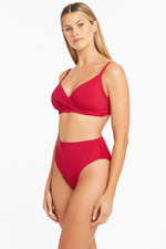 Bikini Bottoms High Waisted | Sea Level Australia Bikini good quality Tummy Control sexy buy online designer swimwear expensive vacation swimsuits women best bikini bottoms hide belly compression swimwear red high leg sophisticated stylish fashionable best online buy best mom bikinis canada usa fast shipping boutique swim ladies website full bottoms fashionable high cut leg slimming flattering luxury chic elegant fancy hide belly pooch mom best quality swimsuits ladies mexico trip vegas bikini red size 12