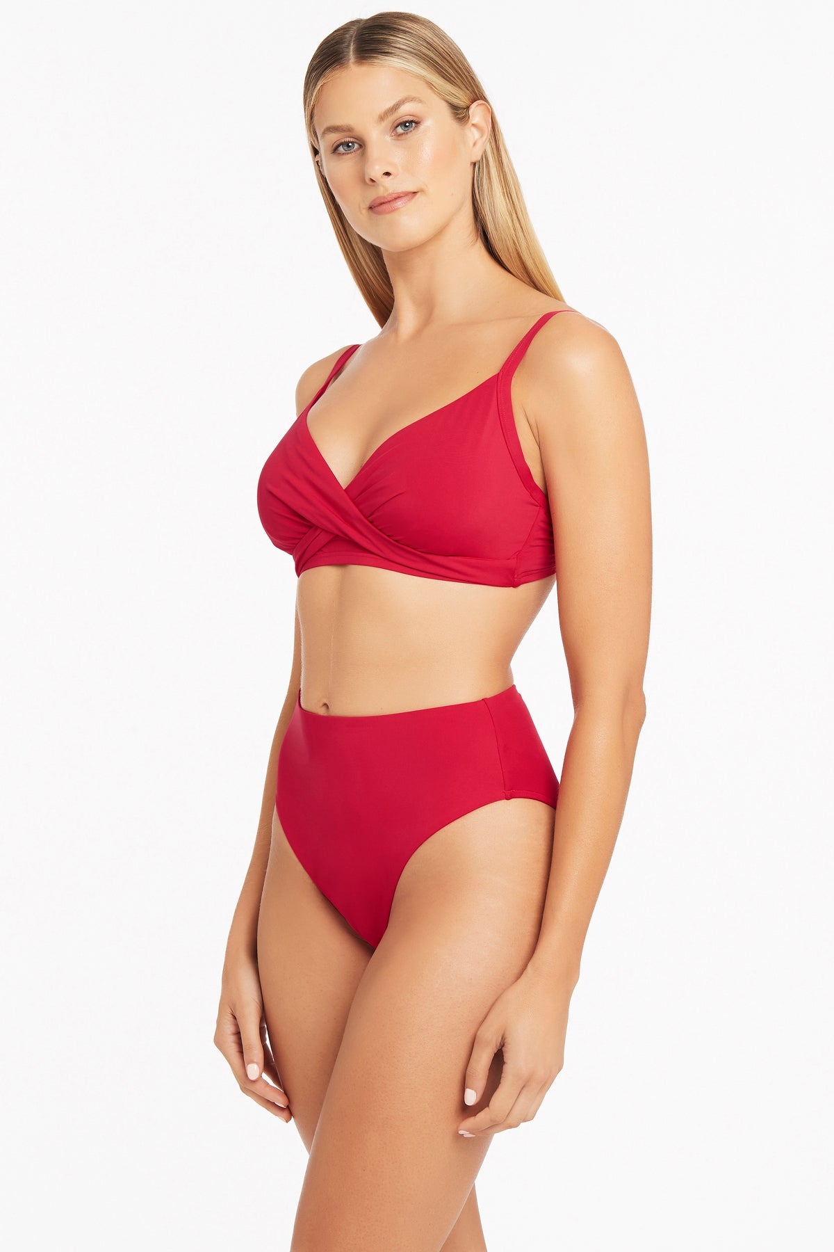 Bikini Bottoms High Waisted | Sea Level Australia Bikini good quality Tummy Control sexy buy online designer swimwear expensive vacation swimsuits women best bikini bottoms hide belly compression swimwear red high leg sophisticated stylish fashionable best online buy best mom bikinis canada usa fast shipping boutique swim ladies website full bottoms fashionable high cut leg slimming flattering luxury chic elegant fancy hide belly pooch mom best quality swimsuits ladies mexico trip vegas bikini red size 12
