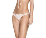 Bikini Bottoms Lola Suede | Agua Bendita designer high end lola suede bikini bottoms best quality cheeky low rise designer luxury on sale popular sexy nude pink online USA best swimsuits vacation online canada womens clearance designer swimsuits website fancy