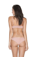 Bikini Bottoms Lola Suede | Agua Bendita designer swimsuits online lola suede bikini bottoms best quality cheeky low rise designer luxury on sale nude pink hot sexy Long Beach USA fast shipping womens bikinis website buy  now