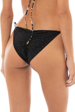 Black Leopard Bikini Bottoms | Agua Bendita buy Algeria ab essentials Black leopard bikini bottoms beaded graceful elegant bathing suit luxury bikini top S highly rated good quality reversible swimwear online fast shipping side tie cheeky bikini bottoms cute pretty buy online sun vixen swimwear fashionable influencer celebrity bikinis animal print trendy sophisticated high end luxury buy Black leopard bikini bottoms agua bendita tammy dreamin bottoms classy cheeky bikini bottoms high end swimsuit online USA