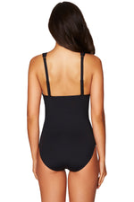 Black Slimming Swimsuit Sea Level Australia spliced essentials popular mom swimsuit flattering luxe fashion high end glamorous designer sexy best quality online pretty swimsuit hides belly control good bum coverage womens elegant beautiful glamorous cleavage wealthy look ladies fancy celebrity swim hottest fashionable sophisticated compression expensive top rated bathing suit USA highly rated low cut cleavage compression slimming best ladies beach trip luxury resort rich socialite look website stylish buy