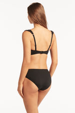 Black Underwire Bikini Top Sustainable | Sea Level Australia Essentials F cup frill underwire bra best swimsuits for mom flattering bikini supportive frilly classy elegant prime lifted chest vacation bra bikini top sagging bust supportive luxury designer sexy swimsuits online shopper frequent purchaser boutique elegant glamorous chic bougie cute flattering fashionable ruffle bra bikini top beautiful attractive top rated website canada celebrity style exquisite stylish sophisticated high end vacation travel 