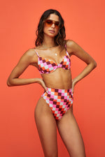 Checkered Bikini Top Beach Riot hot bikinis