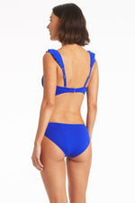 Cobalt Bikini Bottoms Sea Level Australia regular pant sustainable low rise bikini bottoms flattering full coverage bottoms sexy cute vacation swimsuits online unique elegant sophisticated expensive high end good quality bathing suits beach swim bottoms stylish eco friendly ladies fashionable fancy glamor designer chic boutique swim beautiful attractive beachwear hot high quality shopping online frequently purchases luxury online travel buff recycled fabric classy smart sexy socialite top rated popular luxe