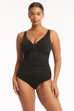 Compression One Piece Swimsuit Sustainable Sea Level Australia sexy designer swimwear online USA pretty mom swimsuit luxury high quality tummy control full bottoms elegant beautiful glamorous cleavage luxurious look ladies fancy celebrity swimsuit stylish fashionable sophisticated feminine flattering wealthy looking expensive well made reputable online swimwear highly rated good cleavage bathing suit hides belly pooch ruched front slimming waist cinching gorgeous high end single ladies supportive boob lift 