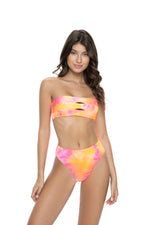 High Waist Bathing Suit bikini bottoms tie dye corona hillary full PQ Swim luxe long torso affordable luxury bikinis sale