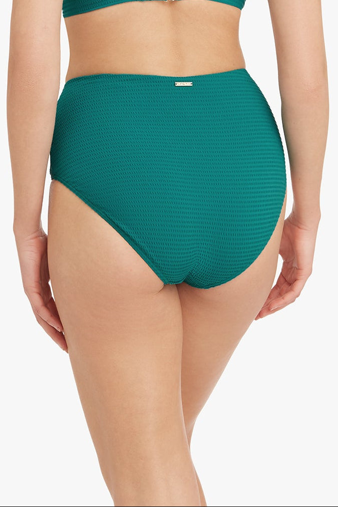 High Waist Tummy Control Swim Bottoms Sea Level Australia classy swimsuit elegant sexy slimming bathing suit shop online high rise bikini bottoms hide belly compression swim bottoms hide tummy sophisticated best swim for mom full bottoms clearance disguise flattens stomach flattering slimming eco friendly sustainable swimwear glamorous smart best bottoms for fat belly chic fashionable vacation bathing suits high end luxury best quality buy USA lux online top rated website good price sale swim panelled green