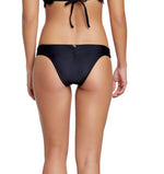 shop best quality black swimsuits sexy skimpy bikini bottoms luxury swimwear midnight gold lace Black Cheeky Bikini PQ Swim