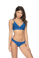 buy online bralette bikini top island blue stitched kylie PQ Swim best quality classy luxury high end designer swimwear sale