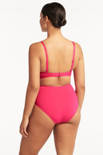 Pink Push Up Bikini Top Sustainable | Sea Level Australia Underwire Push Up Bikini Top removable padded pretty elegant sustainable eco friendly swim online canada usa bra fit bikini top good quality expensive supportive best vacation ladies swimwear bright pink vegas pool classy sophisticated lifted boobs good for sagging bust sexy chic bougie support cups mix match bikini tops buy ladies sleek celebrity stylish luxury bikini top rated best designer swimsuits online high end sale swim shopping enthusiasts