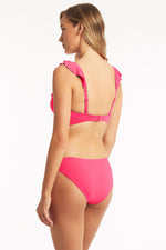 Pink Swim Bottoms Sustainable Sea Level Australia Eco Essentials regular bikini pant low rise full coverage swimsuit bottoms Elegant best quality designer luxury sexy pretty flattering high end sophisticated fashionable eco friendly fancy high quality swimwear online canada usa popular brands buy cute swimsuits hot mom bikinis flattering bright bubblegum bathing suits classy chic order website bougie beach trip celebrity expensive stylish glamorous purchase vacation bathing suits women website highly rated 