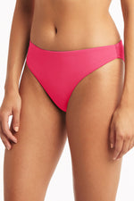 Pink Swim Bottoms Sustainable Sea Level Australia Eco Essentials regular bikini pant low rise full coverage swimsuit bottoms Elegant best quality designer luxury sexy pretty flattering high end sophisticated fashionable eco friendly fancy high quality swimwear online canada usa popular brands buy cute swimsuits hot mom bikinis flattering bright barbie bathing suits classy chic order website bougie beach trip celebrity expensive stylish glamorous purchase vacation bathing suits women website highly rated 