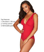 Red Swimsuit Sea Level Australia One Piece Sustainable Frilly ruffly high end tummy control attractive USA Canada eco friendly bathing suits ladies pretty elegant sexiest flattering vacation beautiful gorgeous online flattens belly pooch good quality good boobs canada luxury 
sophisticated shapewear full coverage bottoms classy bold designer upscale unique fashionable best mom women over 40 sexy swimsuits curvy flattering big stomach good cleavage premium sexiest red bay watch provocative buy bougie chic 