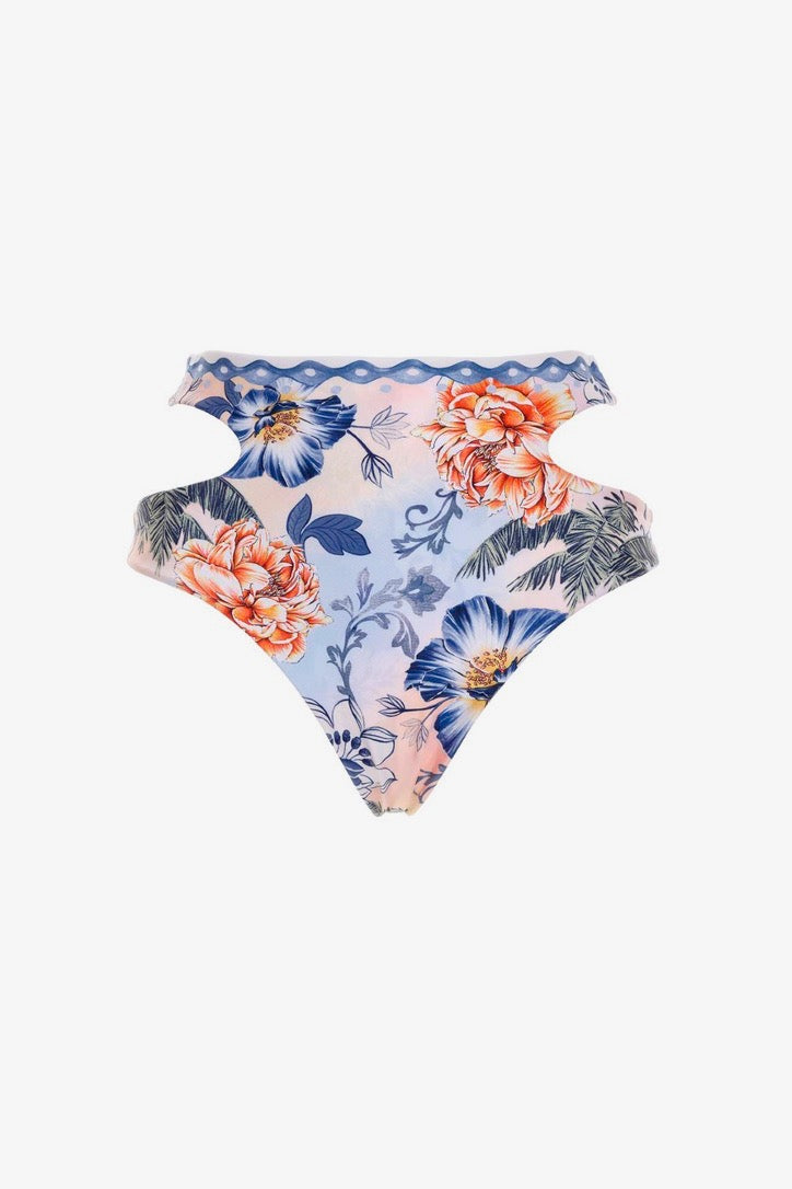Reversible Bandeau High Waist Bikini Set | Agua Bendita Reversible High Waist Bikini Bottoms designer swim online boutique hot bikinis high waist online buy hottest agua bendita carieli kai s reversible high waist bikini bottoms unique expensive luxury bathing suits online usa buy top rated swimsuits high end luxury vacation swimwear online fast shipping canada usa sophisticated bikinis website fashion influencer stylish celebrity bougie instagram buy carieli kai reversible high waist bikini bottoms