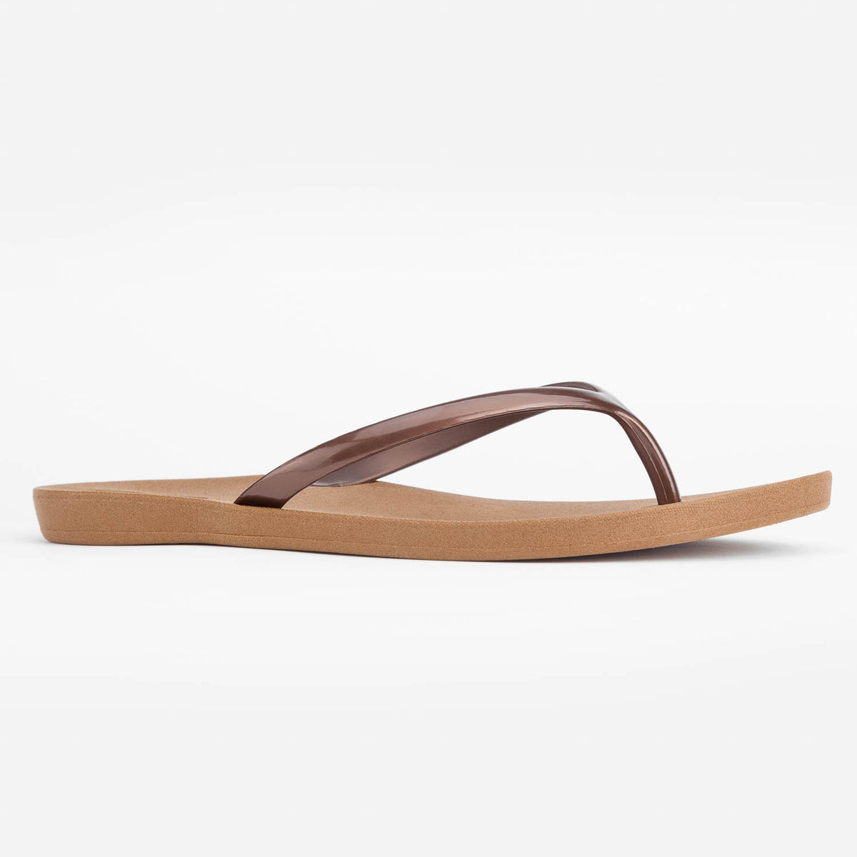 Sandals Scout Metallics Third Oak shimmer finish vegan cruelty free sturdy design made with bio based material 45% soy 100% recyclable made in the USA eco friendly flats flip flops stylish shiny cute clearance sale online vacation good quality american made eco safe environmentally friendly best flats vacation open toe thongs good quality buy online clearance sale neutral color bronze brown copper beach shoes dressy cute pretty elegant versatile dress up or down comfortable good travel carry on shimmer 