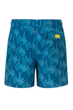 Short Boardshorts Blue | Palmacea Swimwear printed high end swim shorts mens yuppy good quality sailing shorts cruising style board shorts best guys swim vacation beach shorts elastic waistband drawstring inner mesh liner mid length good fit high quality goes with t shirt durable pockets day travelling shorts mens 4.5 inch inseam travellers sailors blue nautical printed highest quality made in colombia soft fabric looks great ocean blue ships fast usa canada montreal las vegas calgary seattle  board shorts
