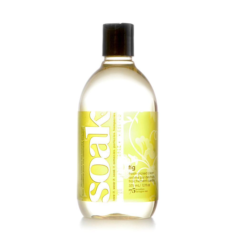 Soak Wash buy fig Biodegradable Laundry Detergent 375ml the best Eco Detergent Soak Wash eco friendly biodegradable gentle formula delicates swimwear made in canada gentle on skin safe on environment 75+ washes no rinse required eco friendly plant derived renewable ingredients no harsh chemicals phosphate free dye free sulfate free handwashing machine washing safe delicate scents lacey celebration pineapple yuzu fig wild mint scentless highly rated product top rated website canadian buy online bundle save
