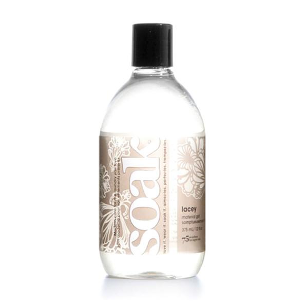 Soak Wash buy lacey Biodegradable Laundry Detergent 375ml the best Eco Detergent Soak Wash eco friendly biodegradable gentle formula delicates swimwear made in canada gentle on skin safe on environment 75+ washes no rinse required eco friendly plant derived renewable ingredients no harsh chemicals phosphate free dye free sulfate free handwashing machine washing safe delicate scents lacey celebration pineapple yuzu fig wild mint scentless highly rated product top rated website canadian buy online bundle save