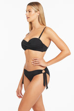 Underwire Push Up Bikini Top Sustainable | Sea Level Australia removable straps anti slip removable pads gorgeous fits C cup pretty elegant sustainable eco friendly swim online canada usa bra fit bikini top good quality expensive stays up good reviews best vacation ladies swimwear website fast shipping classy sophisticated B cup A cup lifting swim top good for small bust good for sagging bust sexy chic bougie support cups removable push up pads mix match bikini tops buy online sleek celebrity stylish luxury