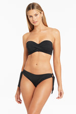Underwire Push Up Bikini Top Sustainable | Sea Level Australia removable straps anti slip removable pads gorgeous fits D cup pretty elegant sustainable eco friendly swim online canada usa las vegas bra fit bikini top good quality expensive stays up good reviews best vacation ladies swimwear website fast shipping classy sophisticated B cup A cup lifting swim top good for small bust good for sagging bust sexy chic bougie structured cups removable push up pads goes with everything mix match bikini tops online