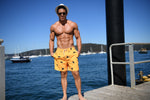 Gold Swim Trunks | Island Haze image 0