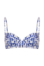 Gingham Bikini Top | Peixoto image 9