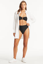 White Button Down Cover Up | Sea Level Australia image 6