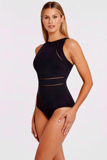 High Neck One Piece Swimsuit Sustainable | Sea Level Australia image 1