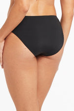 Black High Leg Bikini Bottoms Sustainable | Sea Level Australia image 3