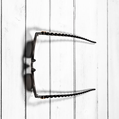 Post Matte Black Sunglasses | Brass & Unity image 5