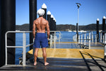 Shark Swim Trunks | Island Haze image 1