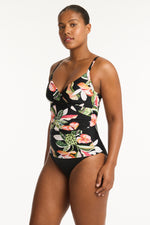 Tankini Top With Underwire And Tummy Control | Sea Level Australia image 1