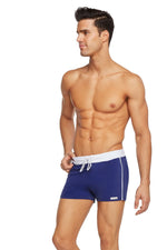 Mens Designer Swim Trunks Navy | Sauvage Swimwear image 1