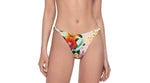 Flower Print Bikini Bottoms Reversible | PQ Swim image 1