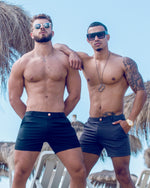 Fitted Swim Trunks Black | 2eros image 7