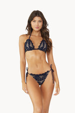 Navy Bikini Top Lace | PQ Swim image 1