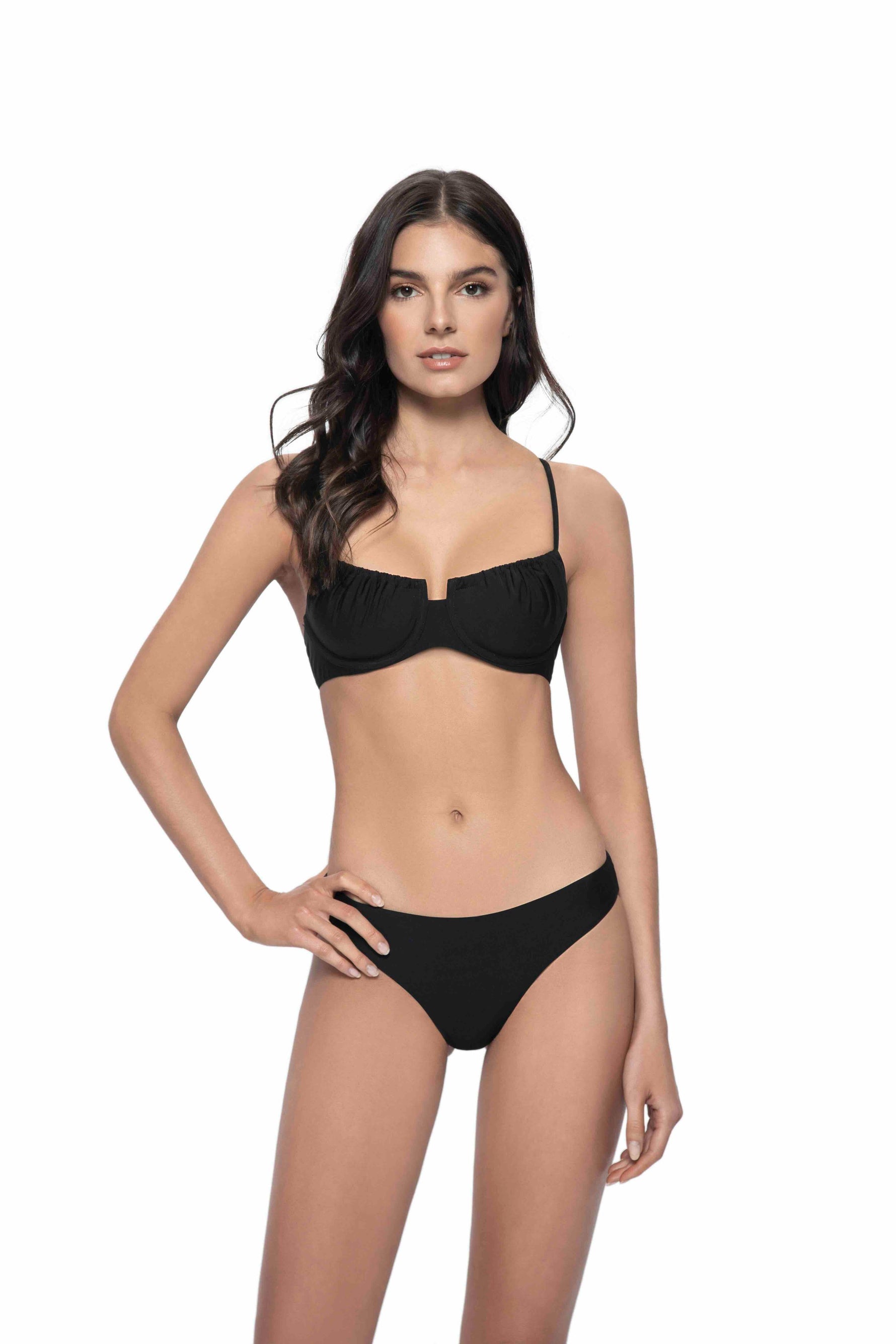 jasmine underwire pq swim balconette bikini top luxe designer swimwear sexy structured bikini top supportive underwire cups flattering silhouette premium quality beachwear resort wear miami tulum ibiza vancouver sun vixen swimwear