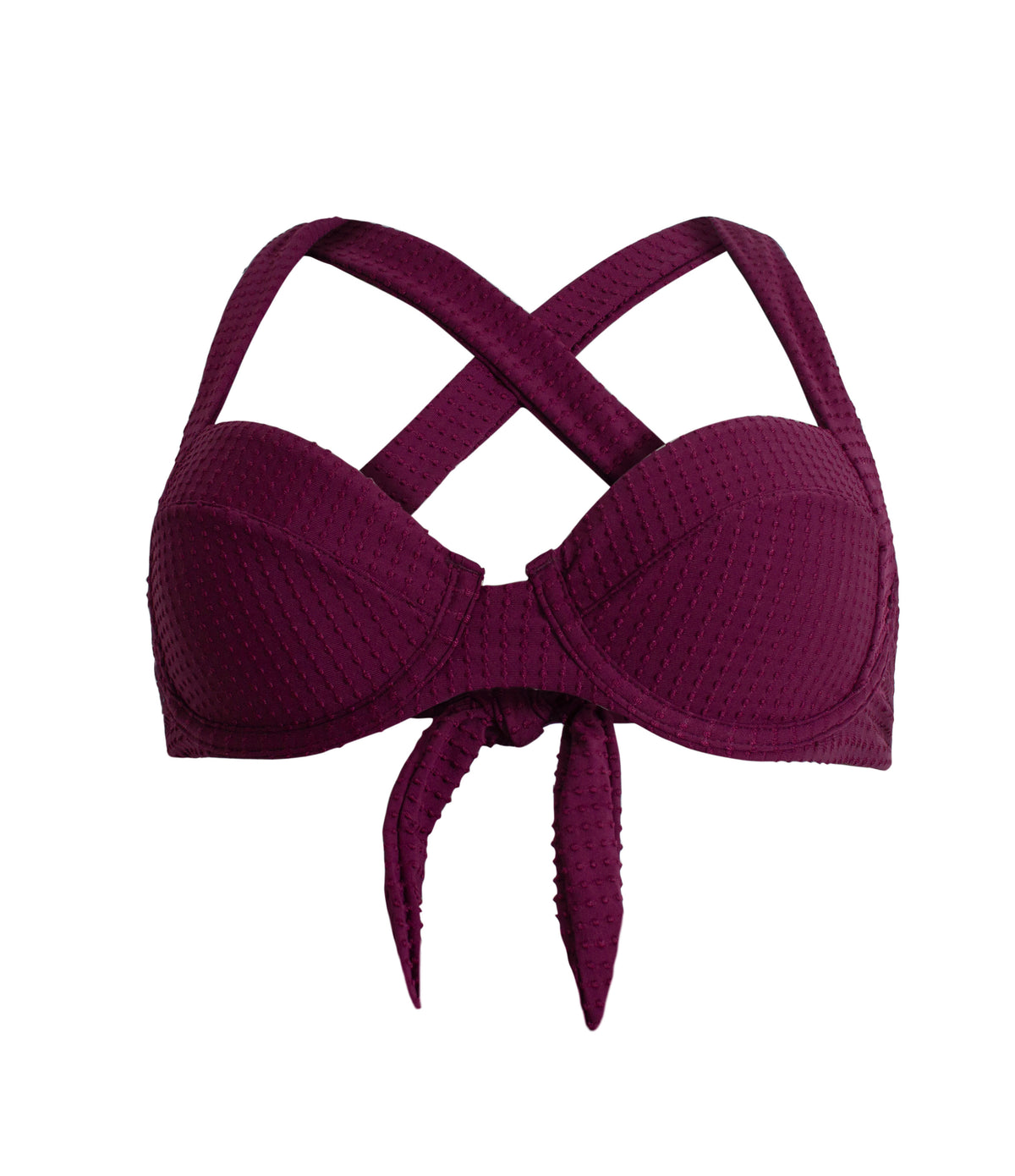 shop sangria perla halter balconette bikini top PQ Swim burgundy swim suit sexy classy luxury women's designer swimwear usa canada