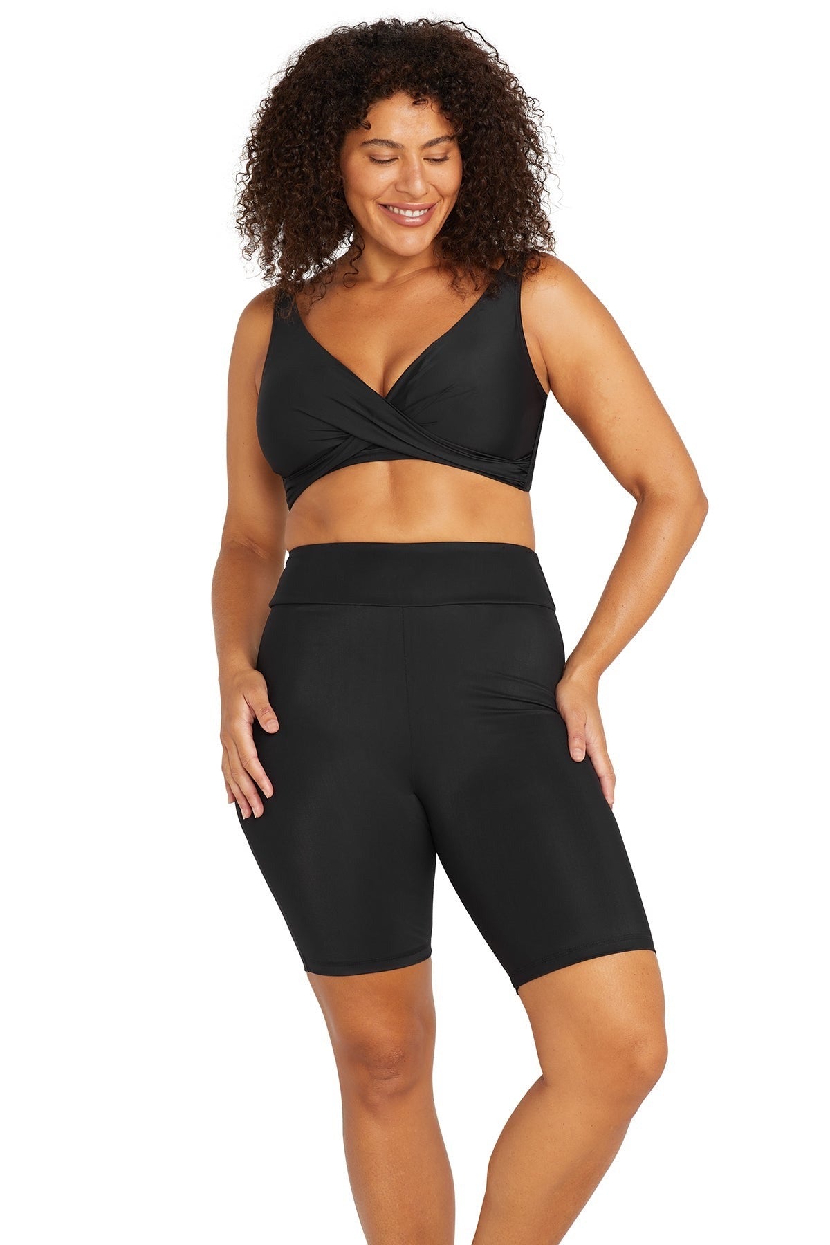 A Dallas woman is enjoying her luxury stay in St. Barts wearing the Michelangelo knee length swim shorts by Artesands, a premium option for women searching for tummy control bike shorts, sophisticated designer swim bottoms, sustainable compression swimwear, and high end beachwear for warm destinations. She loves their luxury fit, elegant resort look, and ability to pair perfectly with her bikini tops for active pool days and beachfront adventures. Shoppers across Toronto, Vancouver, Miami, Montreal buy here